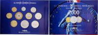 France Coffret 1 c. &agrave; 20 frs. 2000 MDP MDP, S&eacute;rie BU STGL 29.87 &pound;  +  4.23 &pound; shipping