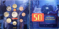 Belgium Set 1 ct. - 2 Euro + Token 50 Years of Television, Royal Belgium -