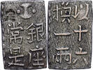 Japan 1 Shu Tokugawa, Bunsei Nanryō Isshugin, Silver -