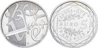 France 5 Euro Liberté, Paris, Silver, Gadoury:EU645 -