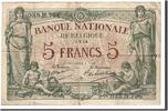 Belgium 5 Francs Banknote, 1914-07-01 -