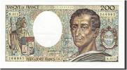 France 200 Francs Banknote, 200 F 1981-1994 ''Montesquieu'' -