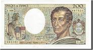 France 200 Francs Banknote, 200 F 1981-1994 ''Montesquieu'' -