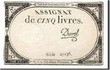 France 5 Livres Banknote, Duval, KM:A76, Lafaurie:171 -