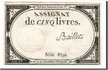 France 5 Livres Banknote, Baillet, KM:A76, Lafaurie:171 -