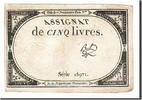 France 5 Livres Banknote, Bot, KM:A76, Lafaurie:171 -