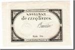 France 5 Livres Banknote, Beurlier, KM:A76, Lafaurie:171 -