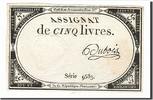 France 5 Livres Banknote, Dubois, KM:A76, Lafaurie:171 -