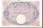 France 50 Francs Banknote, 50 F 1889-1927 ''Bleu et Rose'', 1917-11-22 -