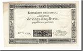 France 25 Livres Banknote, 1793-06-06, KM:A71, Lafaurie:168 -