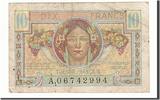 France 10 Francs Banknote, Undated, Fayette:VF30.1, KM:M7a -