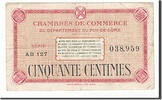 France 50 Centimes Banknote, Pirot:103-23, Clermont-Ferrand -