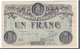 France 1 Franc Banknote, Pirot:67-2, Laval -