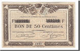 France 50 Centimes Banknote, Pirot:104-19, Quimper et Brest -