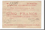 France 5 Francs Banknote, Pirot:59-152, Aubigny-au-Bac -