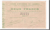 France 2 Francs Banknote, Pirot:59-507, Cambrai -