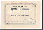 France 25 Centimes Banknote, Pirot:53-01, Mayenne -