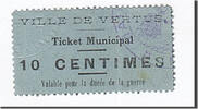 France 10 Centimes Banknote, Pirot:51-59, Vertus -