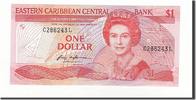 East Caribbean States 1 Dollar Banknote, KM:21l -