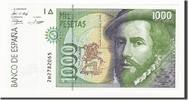 Spain 1000 Pesetas Banknote, Undated, KM:163 -
