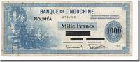 New Caledonia 1000 Francs Banknote, Undated (1943), KM:45 -