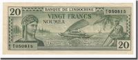 New Caledonia 20 Francs Banknote, Undated (1944), KM:49 -