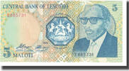 Lesotho 5 Maloti Banknote, KM:10a -