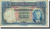 Latvia 50 Latu Banknote, KM:20a -