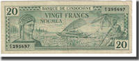 New Caledonia 20 Francs Banknote, Undated (1944), KM:49 -