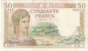 France 50 Francs Cérès, P. Rousseau and R. Favre-Gilly, 1936-12-03 -