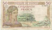France 50 Francs Cérès, P. Rousseau and R. Favre-Gilly, 1939-06-22 -