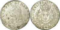 France Ecu Coin, Louis XV, Écu aux branches d'olivier, Amiens -