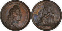 France Medal Louis XIV, La Hollande Subjuguée, History, Mauger -