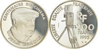 France 100 Francs Coin, Jean Renoir, ESSAI, Silver, KM:1084 -