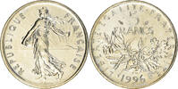 France 5 Francs Coin, Semeuse, Paris, Nickel Clad -