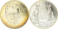 France 100 Francs Coin, André Malraux, Silver, KM:1188 -
