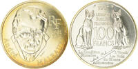 France 100 Francs Coin, André Malraux, Silver, KM:1188 -