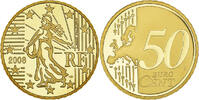 France 50 Euro Cent Paris, Proof / BE, Brass, KM:1412 -