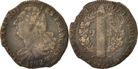 France 2 Sols Coin, Louis XVI, 2 sols françois, Arras -