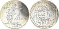 France 10 Euro Liberté Automne Sempé, FDC, Silver -