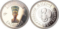 Egypt Medal Trésors d'Egypte, Nefertiti, History, Copper-nickel -