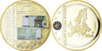 France Medal Billet de Banque Européenne, 100 Euro, Proof -