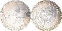 France 10 Euro Bretagne, Euros des régions, Paris, Silver -