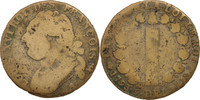 France 12 Deniers Coin, 12 deniers françois, Paris, Bronze -
