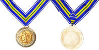 France Medal Musique, Uncirculated, Gilt Bronze, 74 -