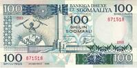 Somalia 100 Shilin = 100 Shillings Banknote, KM:35b -