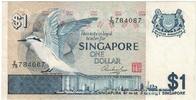 Singapore 1 Dollar Banknote, Undated (1976), KM:9 -