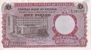 Nigeria 1 Pound Banknote, KM:8 -