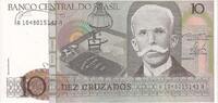 Brazil 10 Cruzados Banknote, KM:209b -
