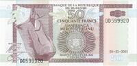 Burundi 50 Francs 2005-02-05, KM:36e -